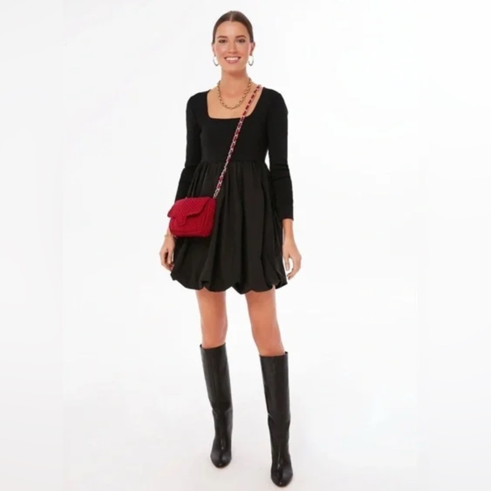 Tuckernuck Hyacinth House Black Cecilia Mini Dress,‎ Size S